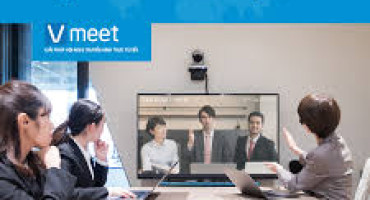 Phần mềm học tập, làm việc, họp, tại nhà, hội nghị truyền hình VIETTEL - VMEET